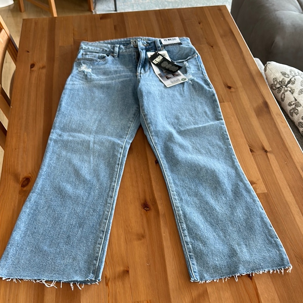 New Rewash Blue Flare Wide Leg Jeans new with tags
